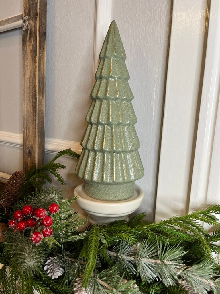 small green trees for mantle